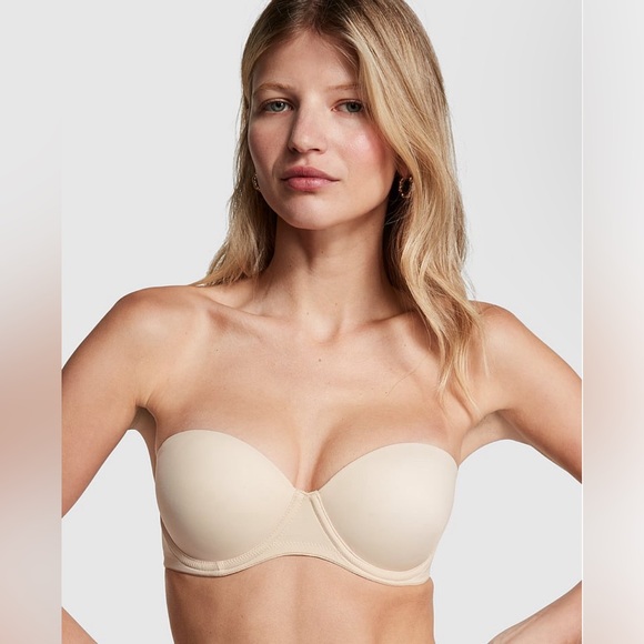 PINK Wear Everywhere Strapless Push-Up Bra - Picture 7 of 8